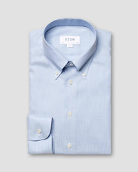 Eton - Solid Wrinkle-free Oxford Shirt