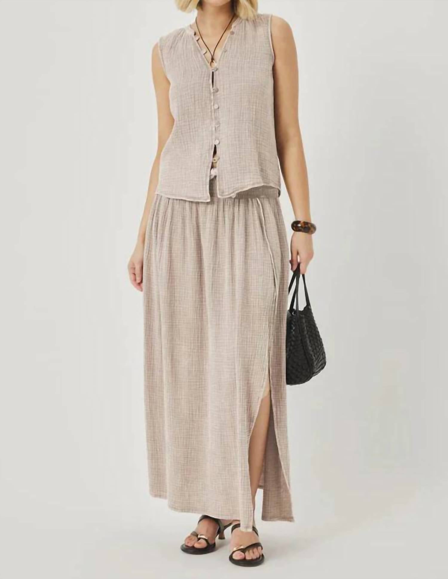 Splendid - Ava Gauze Maxi Skirt