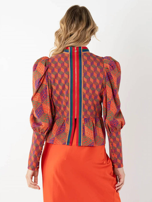 Emily Mccarthy - Zoe Top Vintaga Monogram