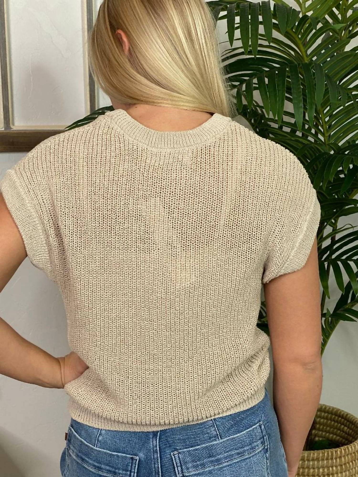Blu Pepper - Short Sleeve Sweater