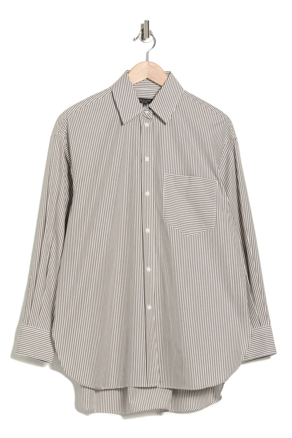 Rag & Bone - Maxine Oversized Poplin Button-up Shirt