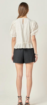 English Factory - Lace Whisper Top