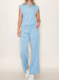 Star Drop - Margo Wide Leg Scuba Knit Pants