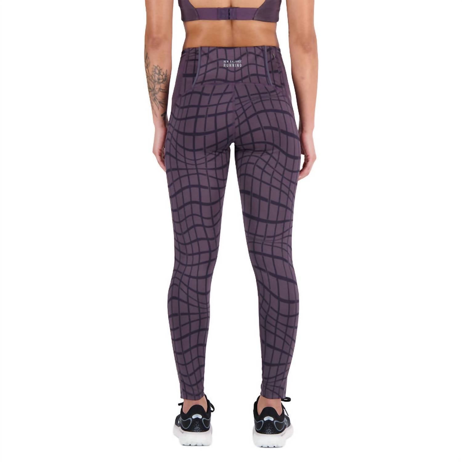 New Balance Women's Impact Run Tights in violet - women's pants - detail view