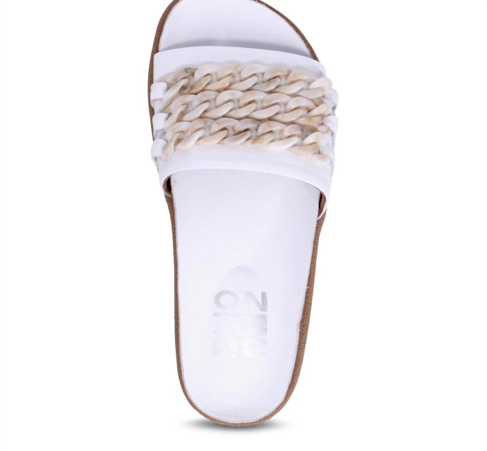 Bueno - Women's Emelia Chain Slide Sandals