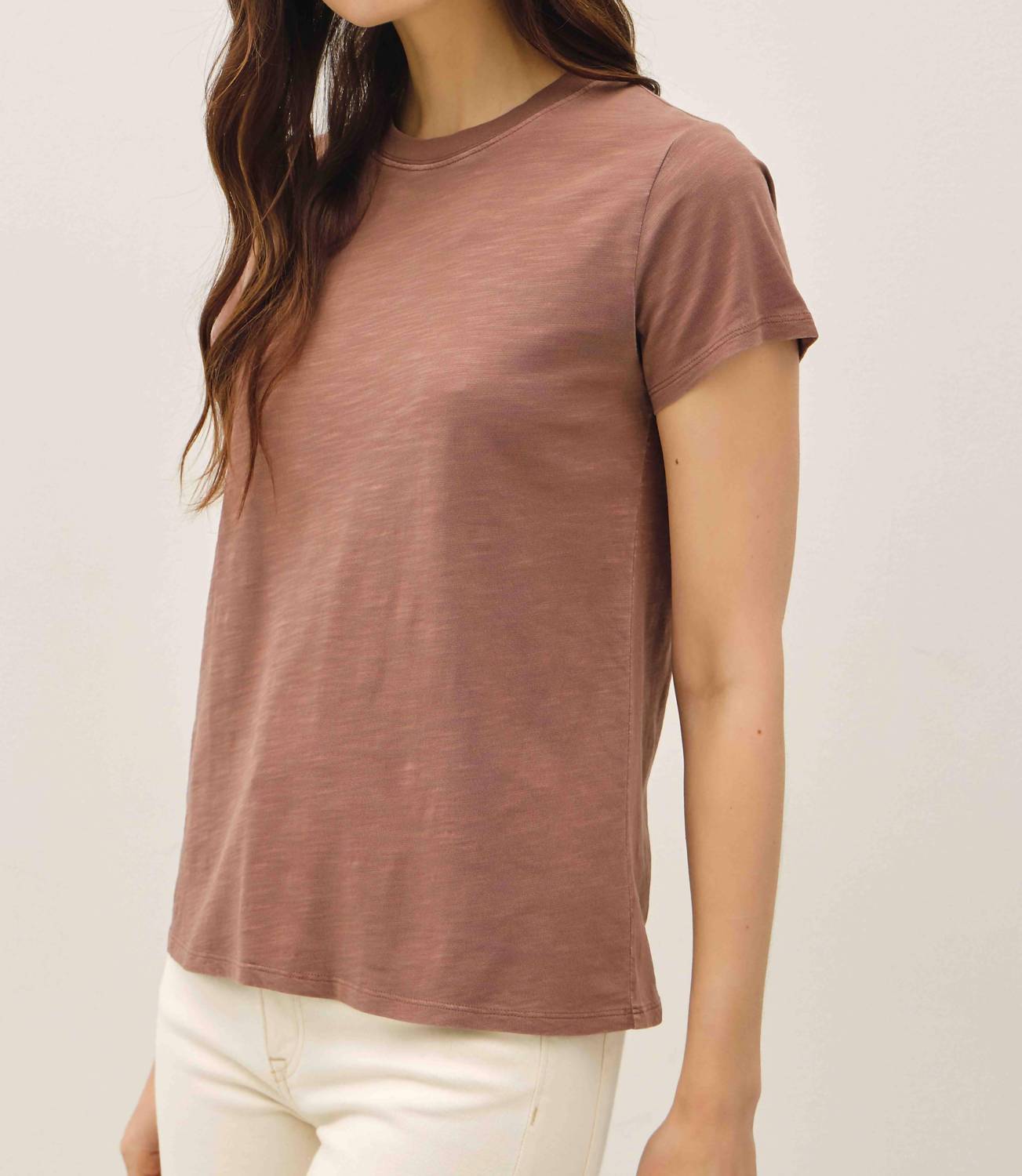 Be Cool - Leona Classic Cut Acid Wash Cotton Tee