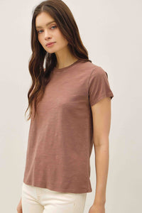 Be Cool - Leona Classic Cut Acid Wash Cotton Tee