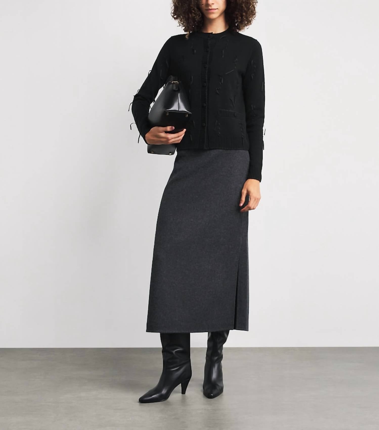 Lafayette 148 - Ribbon Hand Embellished Cardigan