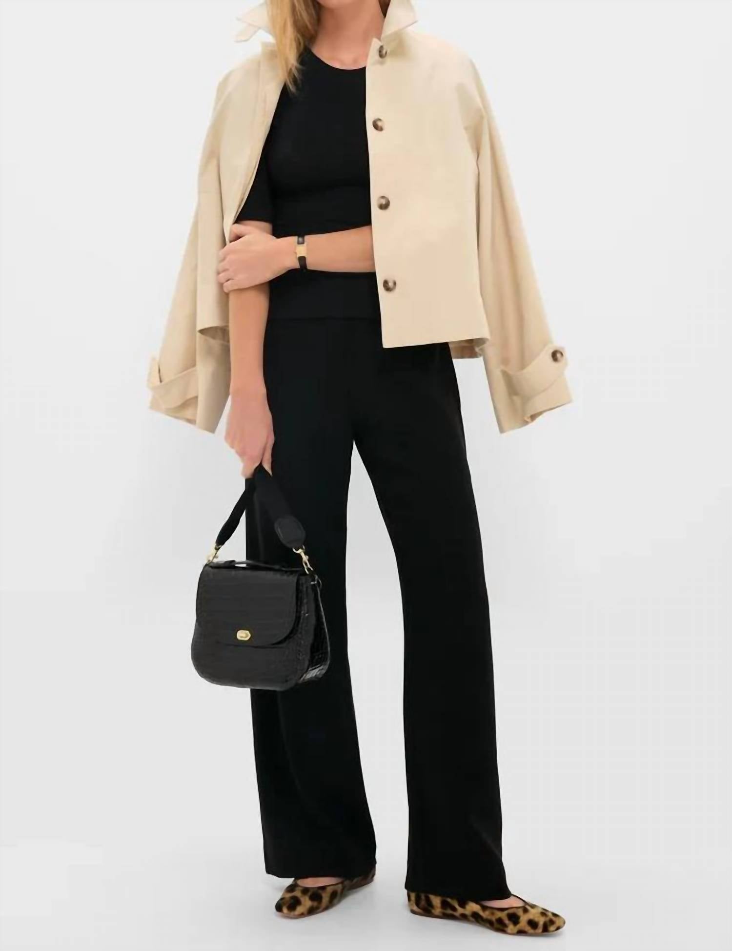 Clare V. - Women's Turnlock Louis Shoulder Bag With Top Handle