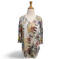 Inoah - Women's Postcards Top
