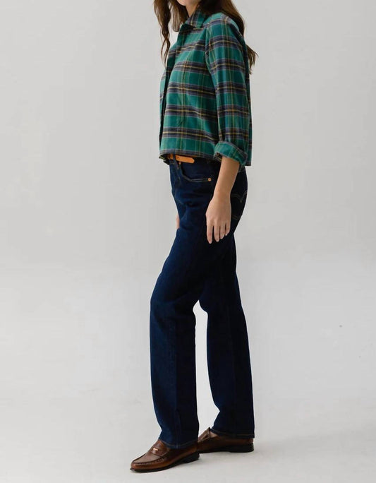 Cissa - Women's Flannel Bib Shirt