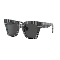 Burberry Kitty Sunglasses in check white black in black and white - women's accessory