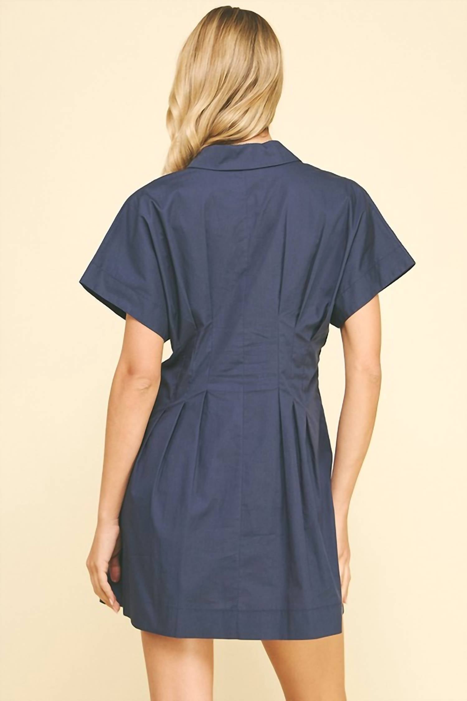 Pinch - Tucked Detail Dress