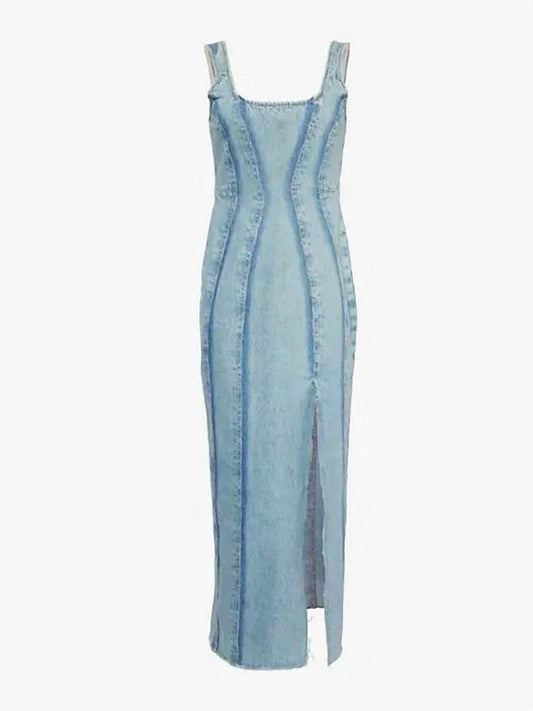 Dala - On Tap Denim Midi Dress