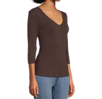 Michael Stars - Angelina Shine V-neck Tee