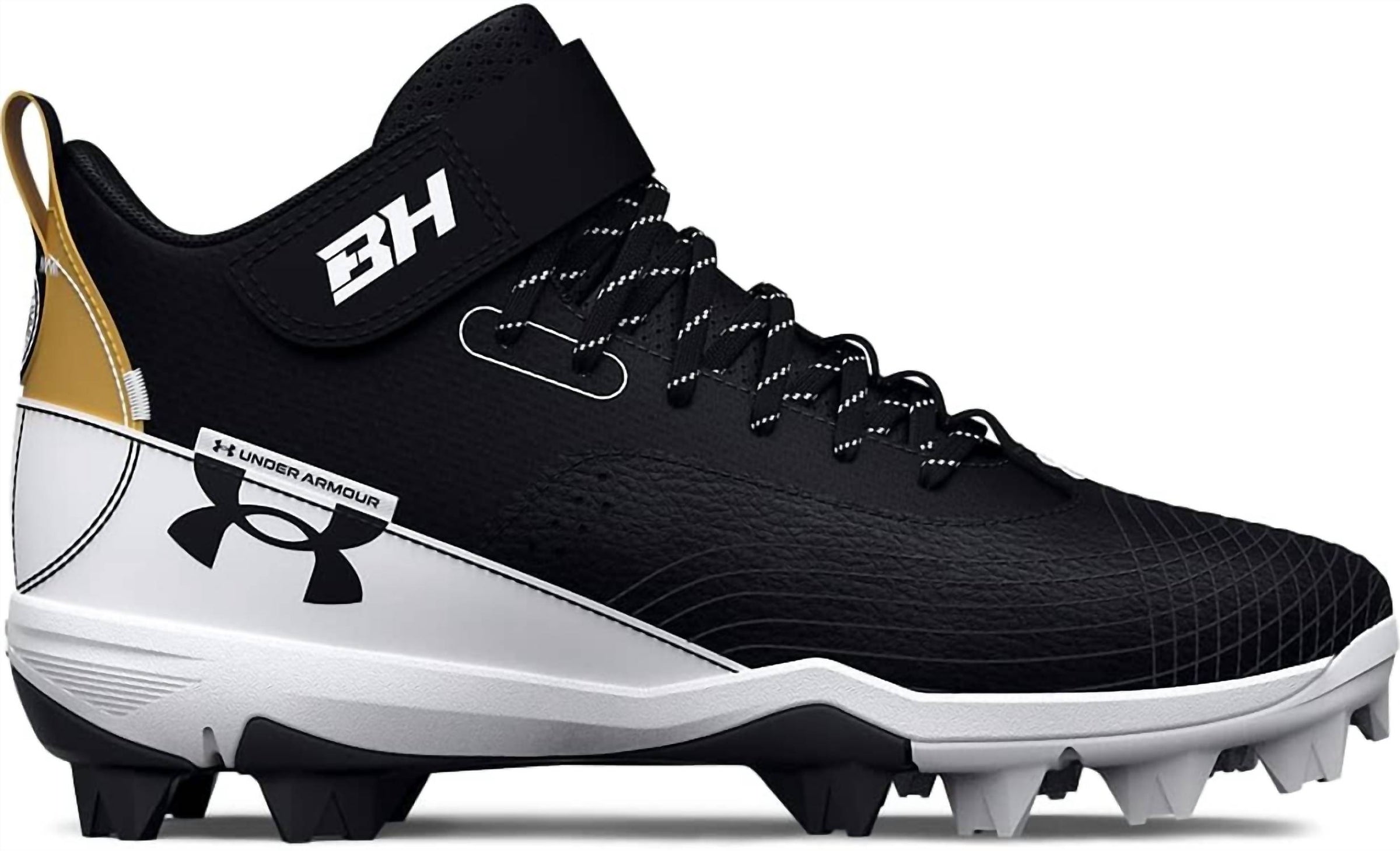 UNDER ARMOUR Kids Harper 7 Mid Athletic Shoes in black - kids' sneaker