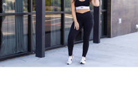 Julia Rose - Stephanie Crossover Pocket Full Length Leggings