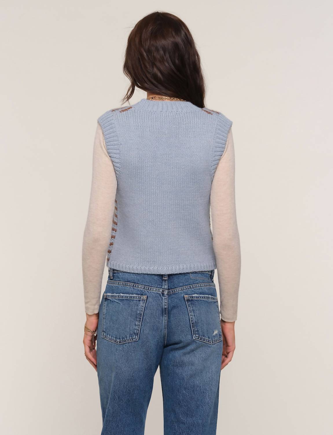Heartloom - Striped Knit Asher Vest