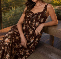 Blu Pepper - Golden Meadow Midi Dress