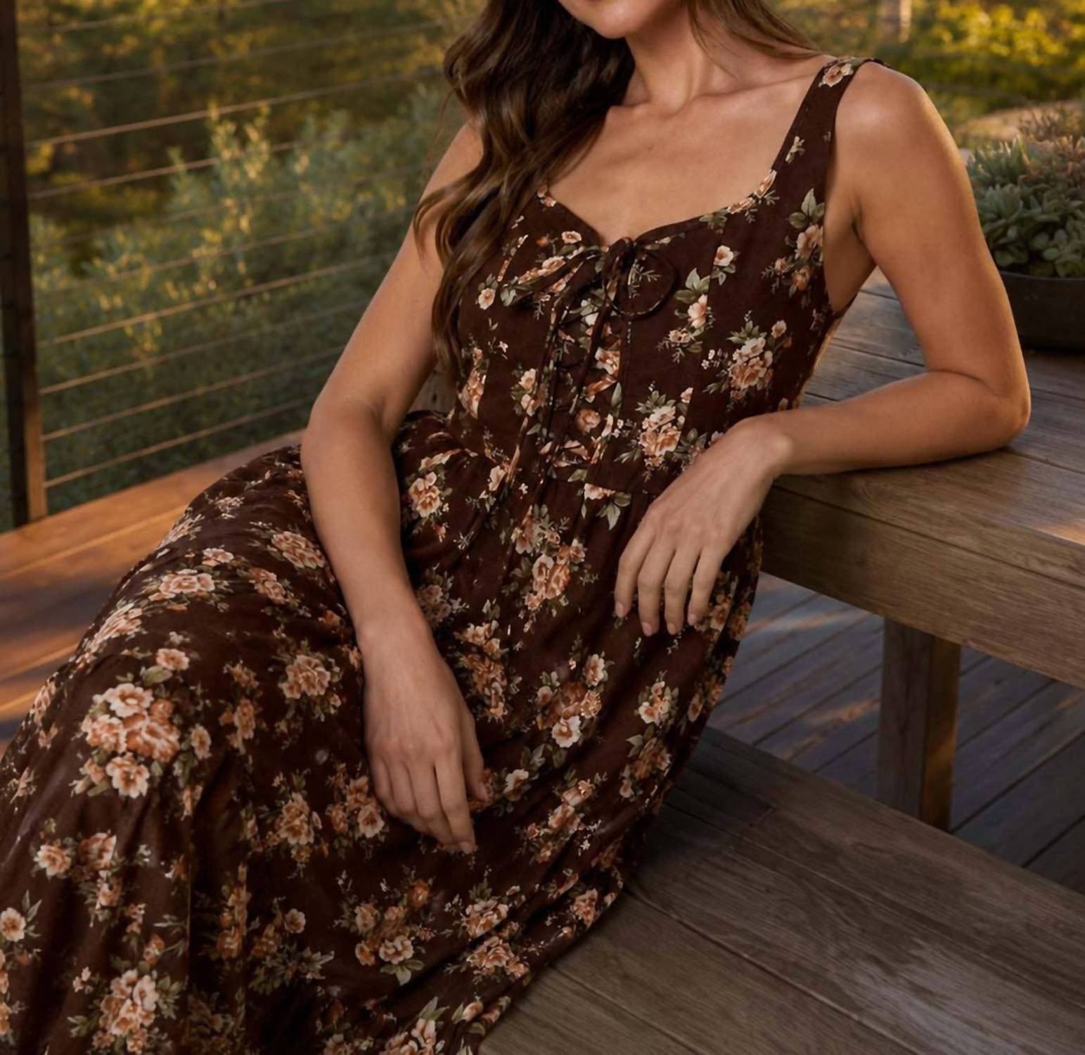 Blu Pepper - Golden Meadow Midi Dress