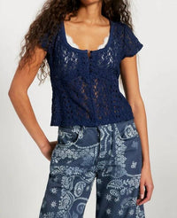 Free People - Claro Short Sleeve Tee