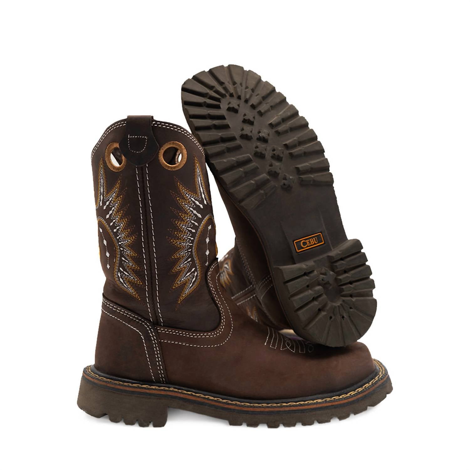 Pradera - Men's Tracker Vintage Safety Toe Work Boots
