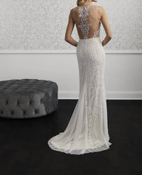Adrianna Papell Bridal Dress in ivory ivory nude - women's dress - detail view