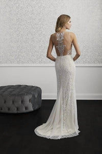 Adrianna Papell Bridal Dress in ivory ivory nude - women's dress - alternate view