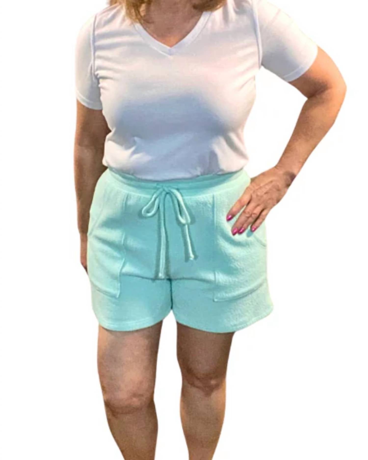 Tres Bien - Misty Waffle Knit Lounge Short