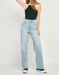 Hidden - Logan Clean Classic Stretch Dad Jeans