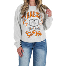 Livylu - Women's Tennessee Vols Patches Thrifted Sweatshirt