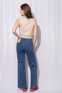 Just Black Denim - Women's Palazzo Jean
