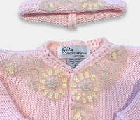 Gita - Girl's 2pc Sequence Sweater With Hat