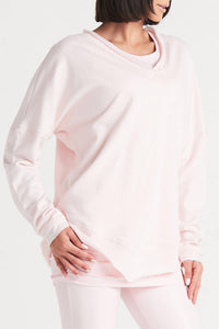 Planet By Lauren G. - French Terry Double V Top
