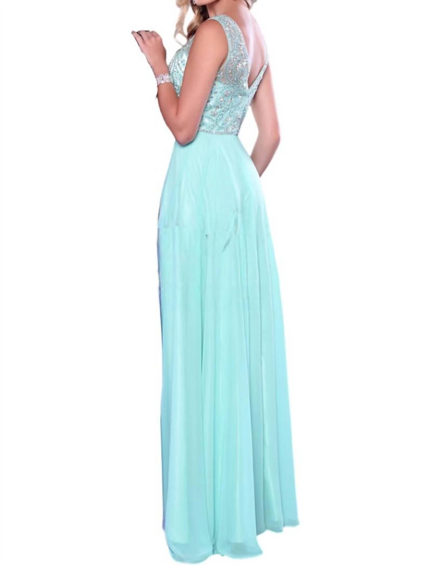 Karishma Creations - Sleeveless Crew Neck Maxi Dress