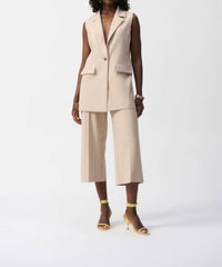 Joseph Ribkoff - Woven Twill Fitted Vest