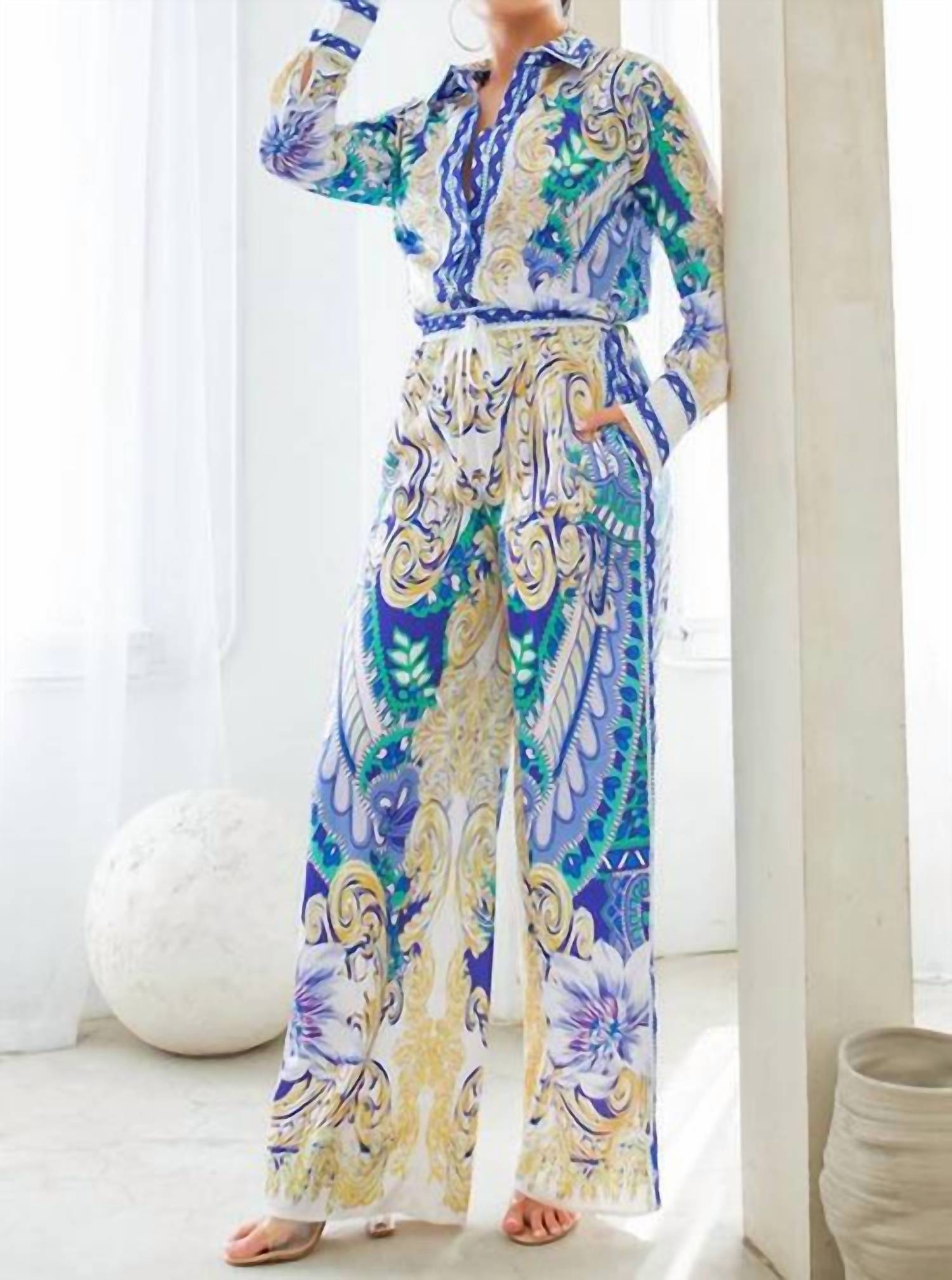 Her Bottari - Women's Shirts With Wide Pants Set