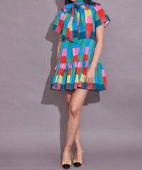 Alden Adair Willa Mini Dress in holiday check 1 - women's dress