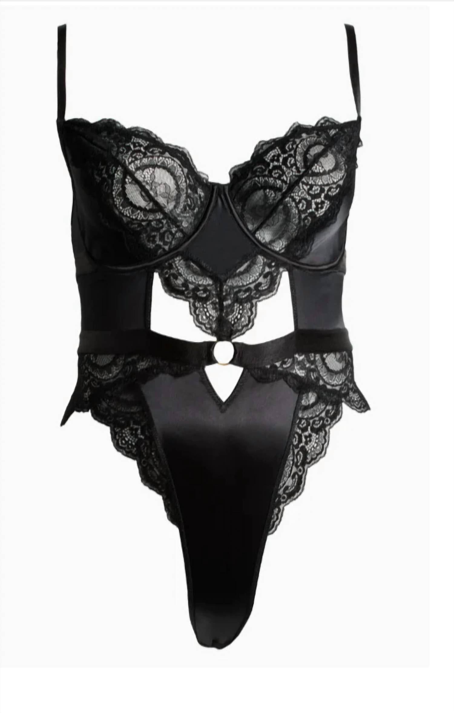 Oh La La Cheri - Minna Satin And Lace Teddy