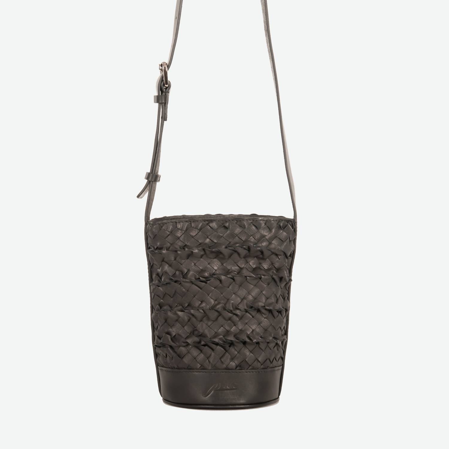 Per Lei New York - Women's Mini Emery Woven Bucket Bag