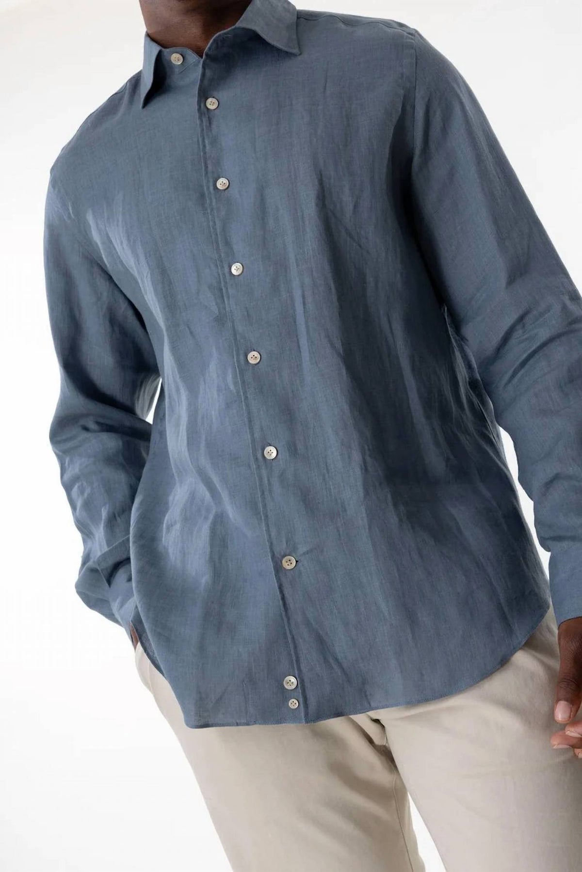 Eleventy - Linen Long Sleeve Shirt