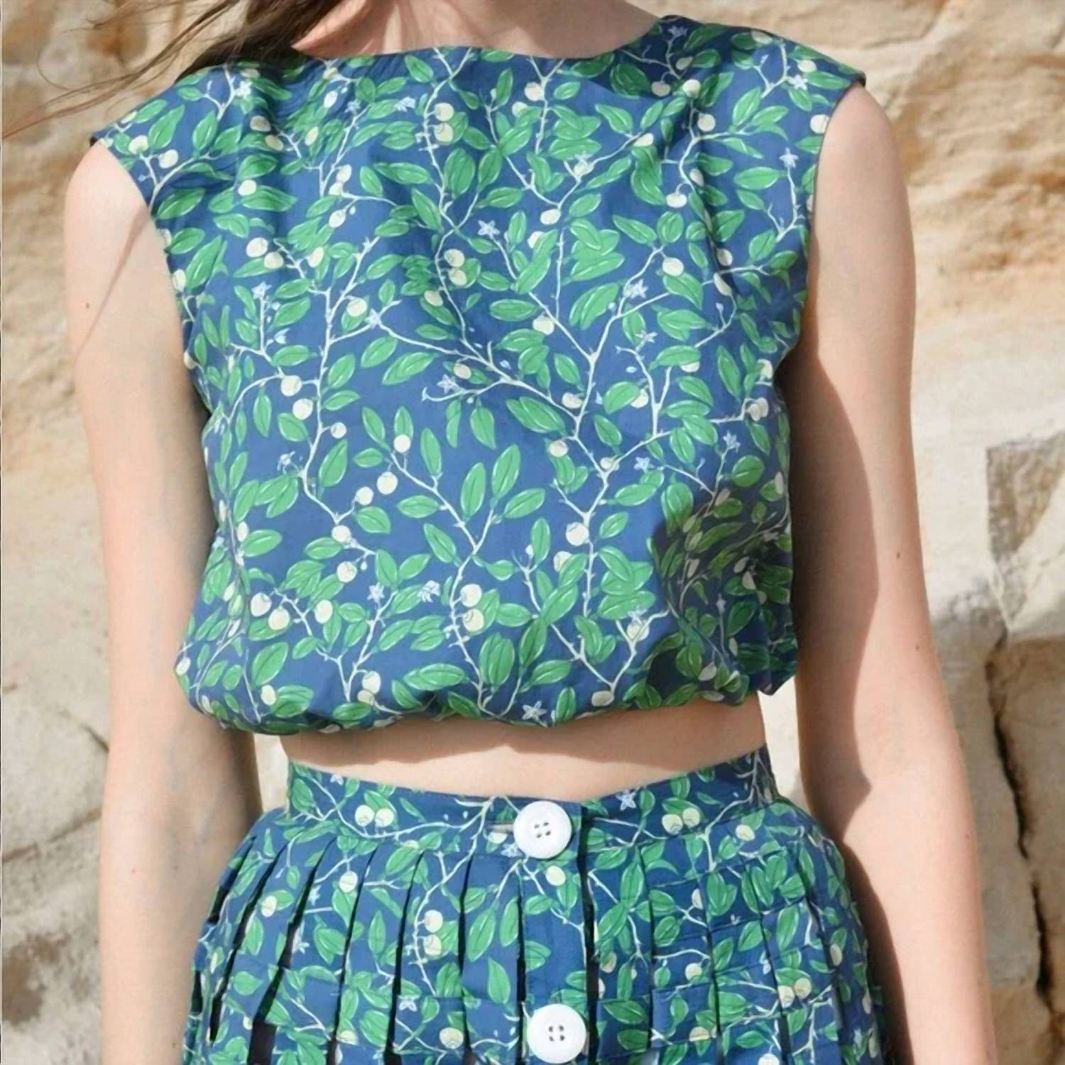 Coco Shop - Cinched Sleeveless Top