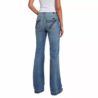 7 For All Mankind - Dojo Slim Illusion Mid Rise Flare Jeans