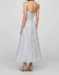 Theia - Sleeveless Tulle Midi Dress