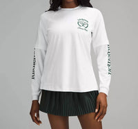 lululemon Tennis Club Layered Long Sleeve TShirt in white - women's long sleeve top