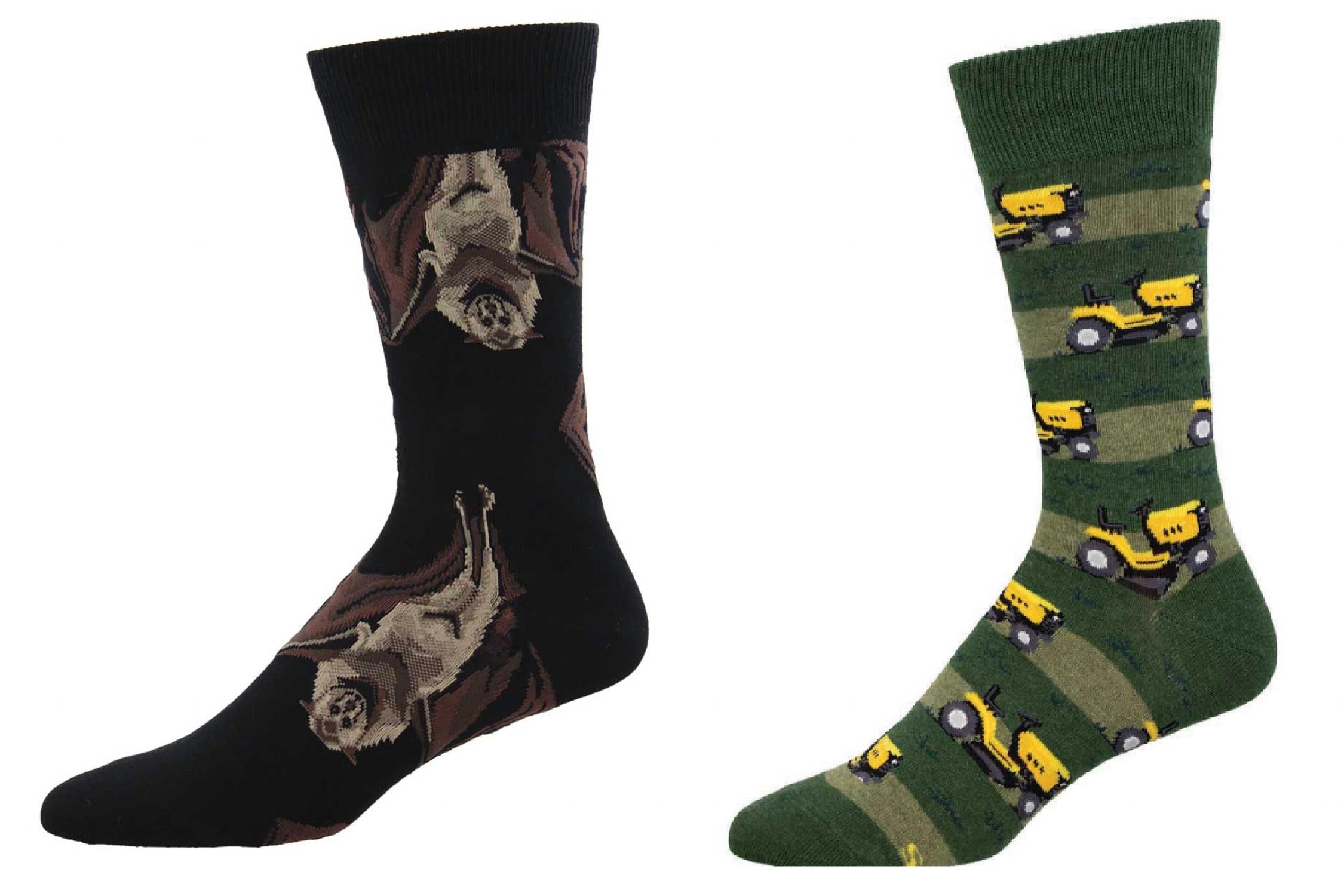 SOCKSMITH Men's Going Batty & Lawn Mower Socks - Set Of 2 Pair in multi - men's item
