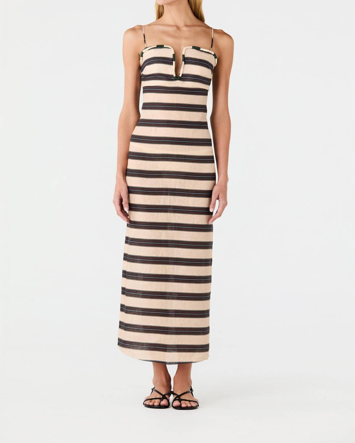 Juan De Dios - Antonia Linen Midi Dress