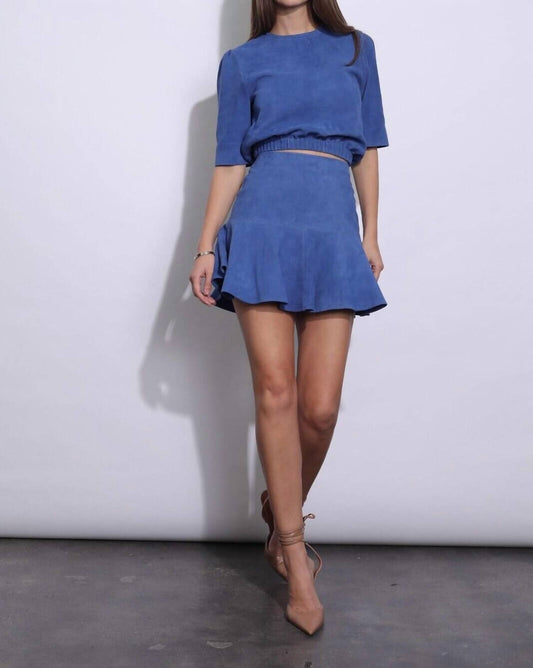 Karina Grimaldi - Suede Mini Skirt