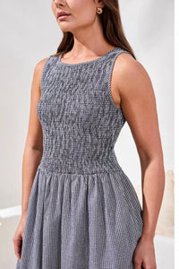 Tribal - Sleeveless Rouched Dress