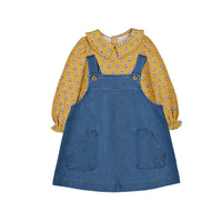 Mayoral - Girls' Dungaree Skirt Set